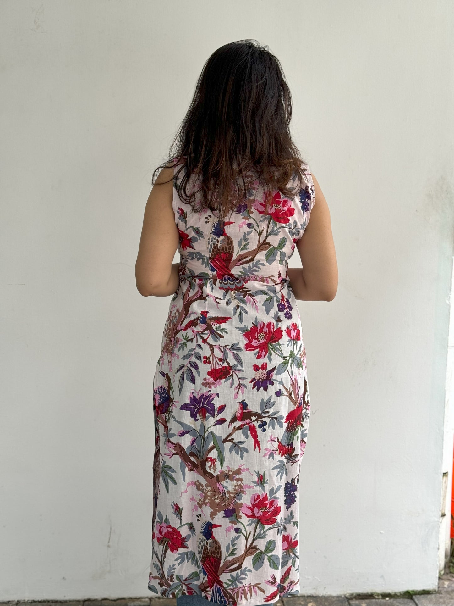 Multicolour Flora & Fauna Kurta